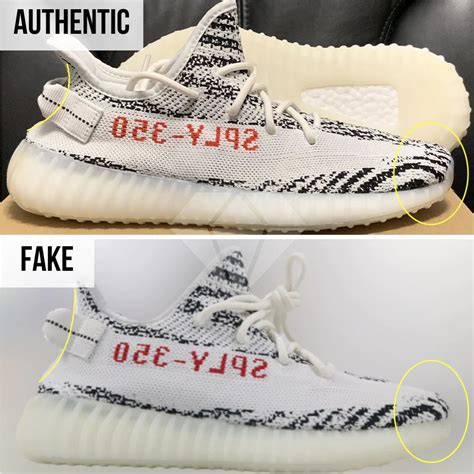 nike yeezy real vs fake|how to spot false yeezys.